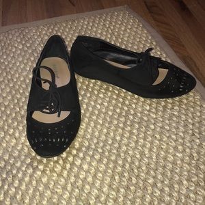 BAMBOO Suede-feel Flats